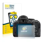 Nikon D5300, BROTECT® AirGlass® Premium Glass Screen Protector, Anti-Scratch