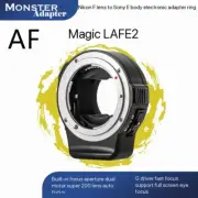 Monster Adapter LA-FE2 Auto Focus Lens Adapter for Nikon F Lens to Sony E-Mount