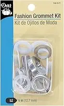 Dritz 740-9-T Fashion Grommet Kit with Tools, White, 1/2-Inch 8-Sets