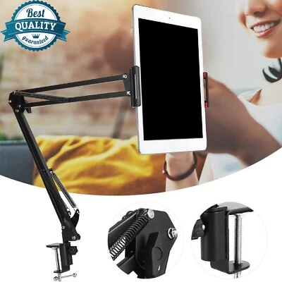 Bed Table tablet Mount Adjustable Rotating Flexible Long Arm Phone Holder Stand