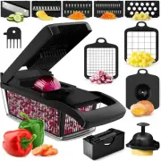 8 in 1 Vegetable Chopper with Container, Mandoline Slicer for Kitchen, Cucumber