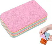 Kitchen Cleaning Sponges,Scrubber Sponges Dish Towels 12 Fiber Layer Microfiber Cloth - Peelable Layered Reusable Washing Cleaner, Scrub Rags for Kitchen, Bathroom
