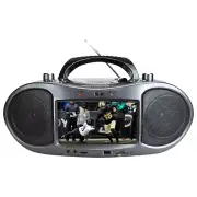 Emerson 7” Bluetooth DVD Boombox with HD-INPUT AM/FM Radio and Stereo Speakers