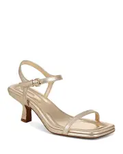Vince Women's Coco Square Toe Kitten Heel Sandals