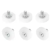 Pack of 6 Drawer Rollers Nylon Cabinet Drawer 26mm Pulley Replacement Wheels