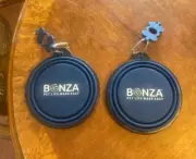 Bonza Set Of 2 Collapsible Large Pet Dog Bowls Portable Water Bowl for M/L dogs