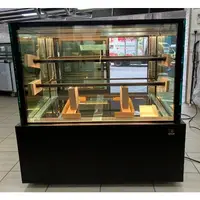 在飛比找蝦皮購物優惠-冠億冷凍家具行 金格4尺直角蛋糕櫃(有黑色/白鐵/白色)/西