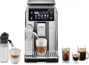 [De'Longhi] PrimaDonna Aromatic ECAM630.75.TM, Automatic Bean to Cup Coffee Machine, Stainless Steel, Cold Brew, Hot & Cool Milk Foam, 3.5'' TFT Display, Titanium/Black