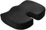 Orthopaedic Memory Foam Seat Cushion Support Back Pain Chair Pillow Car Coccyx - Ergonomic Seat Pillow for Back Pain Relief, Coccyx Support, & Posture Correction