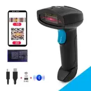 Portable U2 Wired U2W 2D Wireless Barcode Scanner Reader U2B Handheld Bluetooth