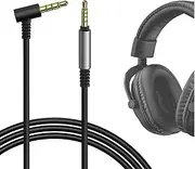 Geekria Audio Cable Compatible with Logitech G Pro X/X2, G433, G233 Gaming Headset Cable, 3.5mm 5 Pole Aux Replacement Stereo Cord (4 ft / 1.2 m)
