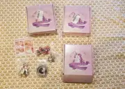 3 Boxes Of Jewelry Making Supplies Charm Bracelet Making Kit for Girls, Unicorn