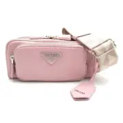 Prada Nappa Antique Leather Multi-Pocket Shoulder Brand Off Bag Ladies