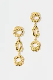 Women's Party Yasmina Drop Earrings in Gold one size