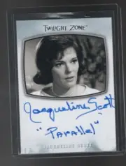 2020 Twilight Zone Archives AI-24 Jacqueline Scott auto.card with inscription.#2