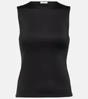 [Vince] Vince Jersey tank top AU 16 black