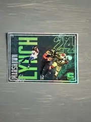 Marshawn Lynch Holographic Sticker 2.5in x 3.5in Football Sports Card Theme