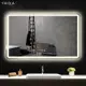 高端浴室鏡智能鏡led發光燈鏡除霧防水防潮衛生間感應浴室鏡子-雙喜生活館