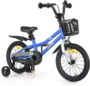 14/16/18 Inch Kid's Bike, Toddler Training Bicycle with Handbrake & Coaster Brak