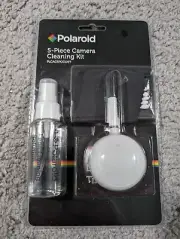 Polaroid 5 Piece Camera Cleaning Kit Camcorder - Brand New Sealed! Free Ship!