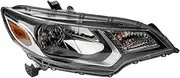 TRQ Right Headlight Assembly Passenger Side Compatible with 2015-2017 Honda Fit HO2503160