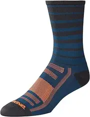 [Dakine] Singletrack Sock Bike Socks Medium/Large Slate Blue Stripe