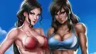 Anime dandonfuga black hair brunette the legend of korra Playmat Gaming Mat Desk