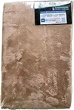 Tadashi Itosho 37-7803BR Soft Touch Flannel Fitted Sheet, Brown, 41.3 x 80.7 inches (105 x 205 cm), Fits up to 9.8 inches (25 cm)
