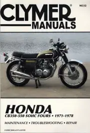 1971-1978 Honda CB350 CB400 CB500 CB550 Repair Service Workshop Manual Book M332