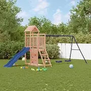 Outdoor Playset Solid Wood Douglas,Swing Sets & Playsets 49.85KG-3155895