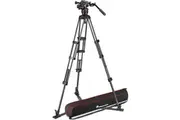 Manfrotto Nitrotech 608 video head with Carbon Fibre twin leg tripod kit