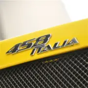 Ferrari 458 Italia Rear Script Emblem Badge Silver 1 Piece Brand New