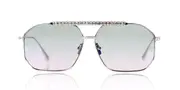 Anna-Karin Karlsson LE BOSS 2.0 White Gold Blush Men's Sunglasses Silver Size 62