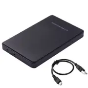 2.5" Inch Silver Sata USB 2.0 Hard Drive HDD Enclosure External Laptop Disk Case