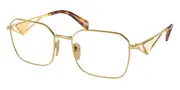 Prada PR A51V 5AK1O1 Men's Glasses Gold Size 55 - Private Health Rebate - Blue Light Block Available