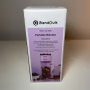 BlendQuik - Personal Portable Blender for Shakes & Smoothies (Mason Jar Style)