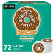 The Original Donut Shop Decaf Keurig Single-Serve K-Cup Pods Medium Roast Cof...