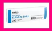 100ct Pro Non-Woven Epilating Strips Body Hair Wax Removal Paper Waxing 3” x 9”