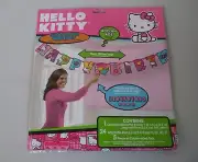 HELLO KITTY Rainbow JUMBO LETTER BANNER KIT Birthday Party Supplies Decoration