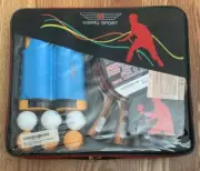 NIBIRU SPORT Ping Pong Paddles Set - Professional Table Tennis Rackets and Balls