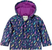 [OAKI] Children's Rain Jacket w/Soft Lining & Easy on Snaps