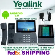 YEALINK SIP-T58W PRO GIGABIT VOIP IP SIP PHONE + EXPANSION MODULE + POWER SUPPLY