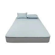 DreamZ Latex Cooling Bed Sheet Set Fitted Pillowcase Washable Summer 3PCS Double