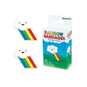 18pc Gamago Rainbow Bandages Kids First Aid Bandaid Wound Plaster w/Box 4.7cm