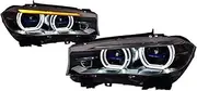 Car Lights Compatible For BMW X5 F15 X6 F16 Headlight 2014-2018 Upgrade Modified LED Headlamps Dynamic Turn Signal Lamp DRL Car Accessories