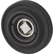 Baldwin 5002190 Estate Solid Brass Rosette Satin Black Pair