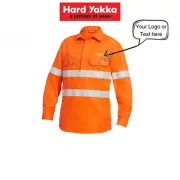 Hard Yakka 4 Pack Personalised Fire Resistant Logo Embroidery Work Shirt Y04150