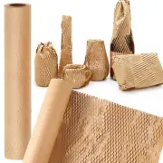 Honeycomb Packing Paper Wrap Shipping Moving Cushion Wrapping Roll, 15"x550"