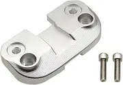MotiveTech Motor Handlebar Riser Motorcycle Handle Riser Extension Clamp Adapter for Scrambler1100, Silver