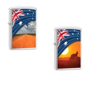 Zippo Flag & Landscape Lighter - Kangaroo